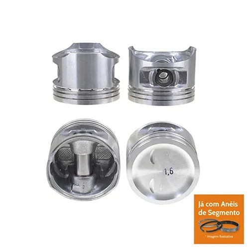 PISTAO COM ANEL - FIAT PREMIO UNO 1.6 8V ARG GAS ATE 1991