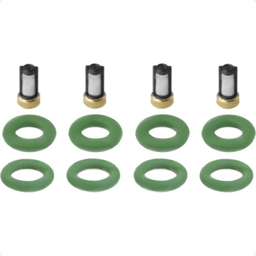 KIT ANÉIS DO BICO INJETOR CORSA Wagon 1.6 8v 1997/2000 - 101181 - 12111