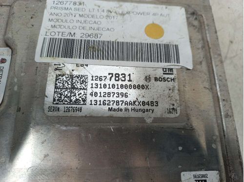 MODULO DE INJECAO CHEVROLET PRISMA 1.4 2017