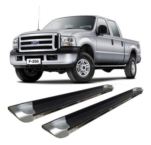 Estribo F-250 Personalizado Prata C D