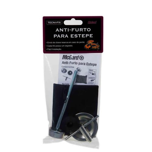Kit Antifurto de estepe interno modelo TR08165CG