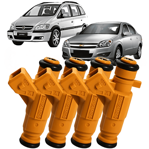 Kit 4 Bico Injetor Astra Zafira Vectra 1.8 2.0 Flex - 0280156086