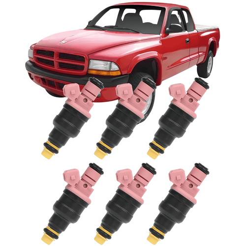 Kit 6 Bico Injetor Dakota Sport 3.9 V6 a Gasolina de 1997 a 1999 - 0280150998