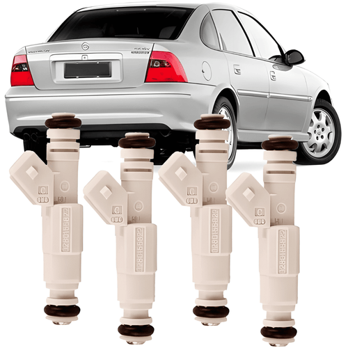 KIT 4 BICO INJETOR VECTRA 2.2 16V MPFI GASOLINA 1998 À 2005