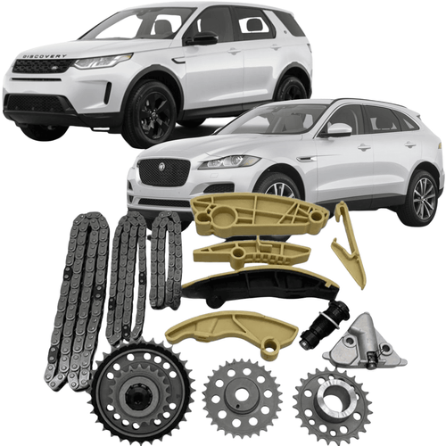Kit Corrente da Distribuição Discovery Sport Evoque F-pace 2.0 16V Ingenium Gasolina ou Flex