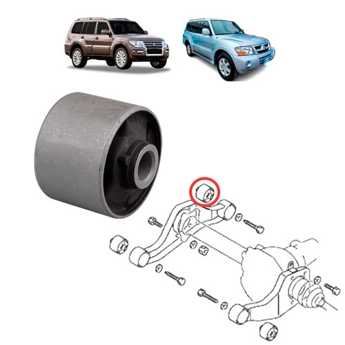 Bucha do diferencial traseiro Mitsubishi Pajero 3.2 DI-D FULL 2000 A 2006/ Pajero 3.2 Full 3D Após 2009