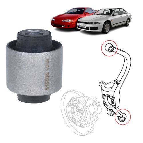 Bucha Manga Eixo Mitsubishi Galant e Eclipse 1995 a 1998 Traseira Superior e Central