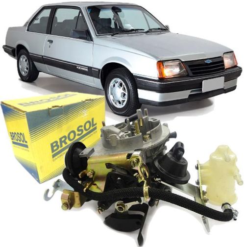 Carburador 2E Monza Kadett Ipanema 1.8 e 2.0 à Gasolina Brosol Solex
