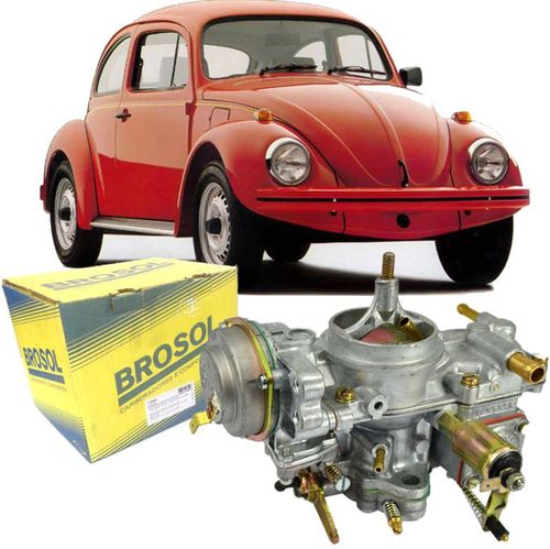 Carburador Fusca Itamar 1600 à Gasolina de 1993 à 1996 Solex BROSOL - Direito