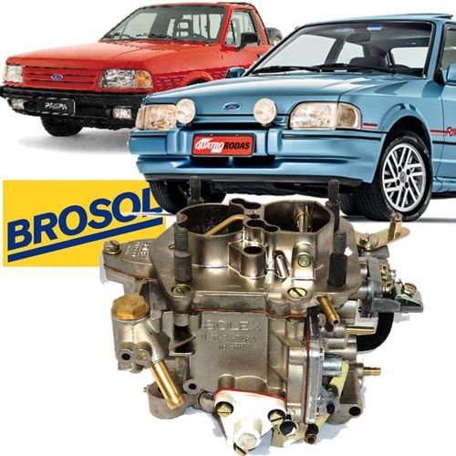 Carburador Escort Del Rey Pampa Belina BLFA CHT 1.6 Alcool Solex Brosol