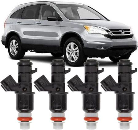 Kit 4 Bico Injetor Honda Crv 2.0 16V 2007 a 2011 e Civic 2.0 Si 16v - 10 Furos