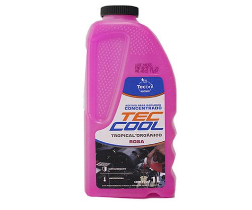 Aditivo para radiador concentrado teccool tropical orgânico 1l rosa - Tecbril