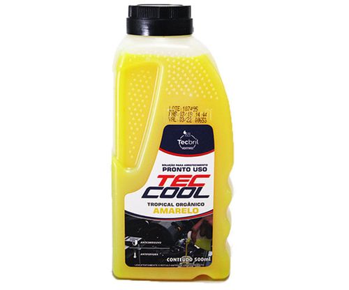 Aditivo para radiador tropical orgânico pronto uso amarelo 500ml / UN / Tecbril