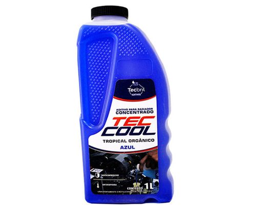 Aditivo para radiador concentrado tropical orgânico azul 1l / UN / Tecbril