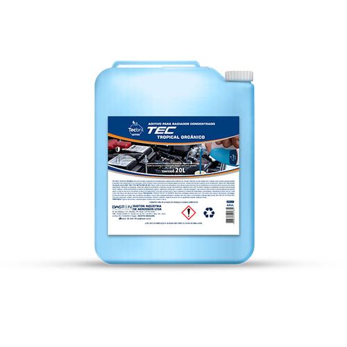 Aditivo para radiador tec cool concentrado tropical orgânico azul 20l - Tecbril