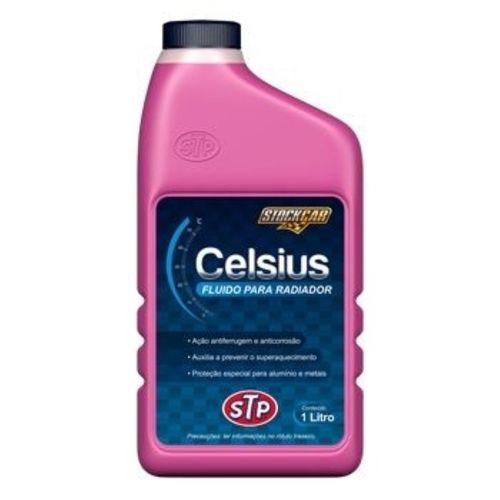 ADITIVO RADIADOR STP CELSIUS ROSA 1L 1867 PRONTO USO 50/50 3 ANOS ROSA STP  Litro