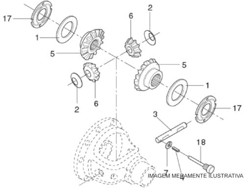 Conj Pla/sat Ranger 401186x Ranger 98/ Tl C/blocante Albarus Pe�a