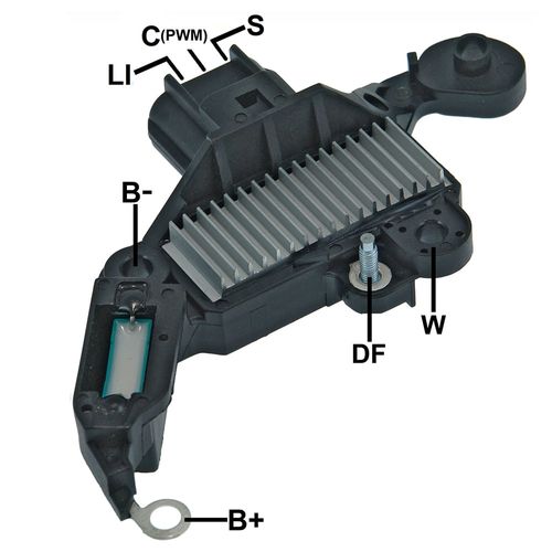 REGULADOR VOLTAGEM FORD FOCUS ECOSPORT / 3 PINOS - 61447 - GA360