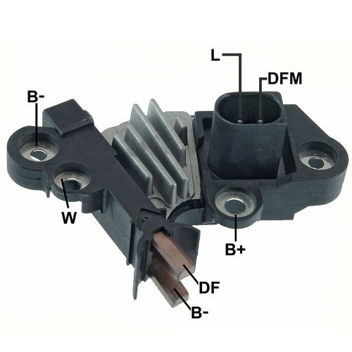 Regulador Voltagem 14v GAUSS Vw Gol Voyage Saveiro G5 - 61421 - GA363