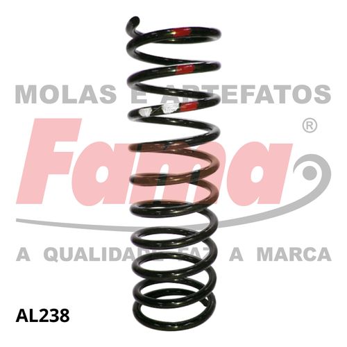 MOLA SUSPENSAO TRASEIRA / PARATI 98- CROSSOVER/TRACKFIELD / FAMA AL238