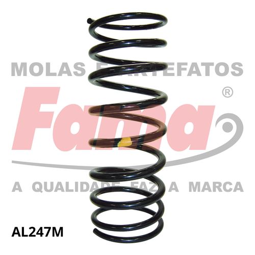 MOLA SUSPENSAO TRASEIRA / SAVEIRO 98-09 BOLA/G.III/G.IV / FAMA AL247M