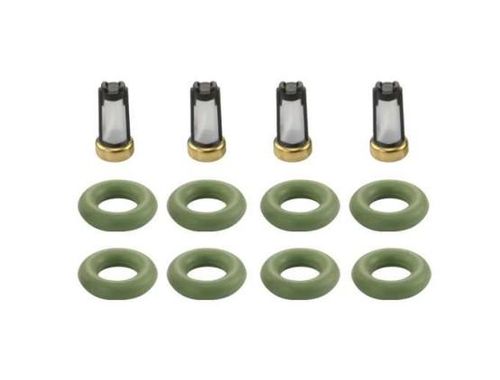 Kit Filtro Bico Injetor Gol 97... Mi (Sist Mag Marelli) (4 Filtros) (8 Aneis) Mpfi Ds