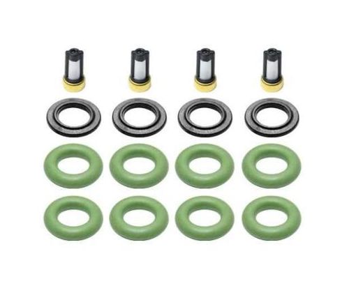 Kit Filtro Bico Injetor Fiesta 13-16 (Sist Bosch) (4 Filtros0 (12 Aneis) (Bico Amarelo) Ds