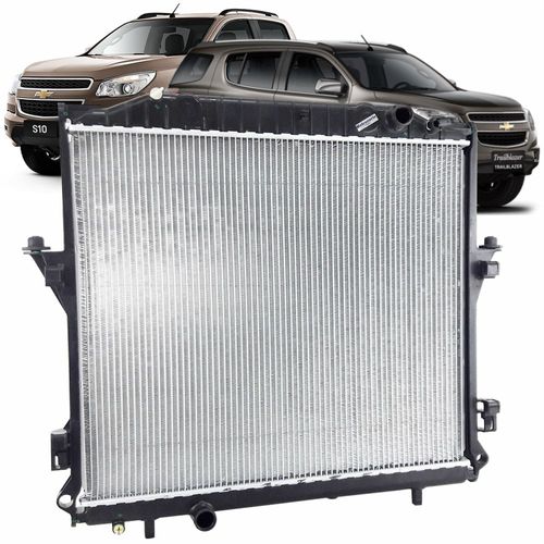 Radiador Original Chevrolet Nova S10 e TrailBlazer 2012 em Diante Todos com Câmbio Manual e com Ar Condicionado