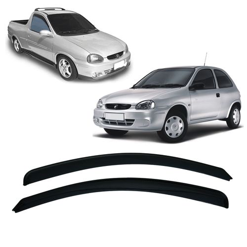 Calha de Chuva 2 Portas - Corsa 1994 até 2001 e Corsa Pick-Up 1994 até 2003