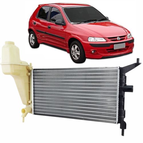 Radiador Valeo Chevrolet Celta 1.0 e 1.4 2000 até 2006 sem Ar Condicionado