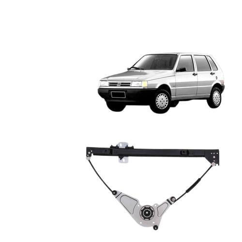 Maquina Vidro Uno 4p Fiorino Elba 84.. Dianteira Esq S/motor