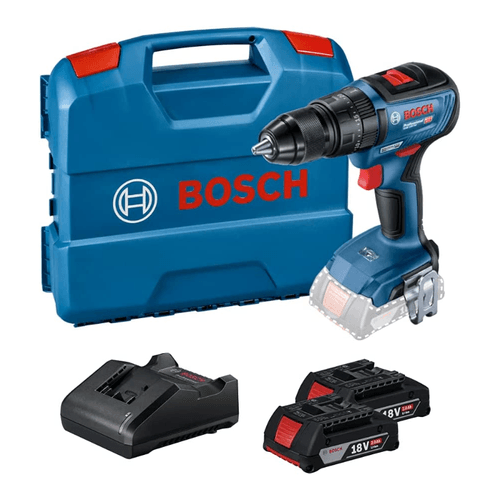 Parafusadeira e Furadeira 18V GBS com maleta + 2 Baterias - Bosch