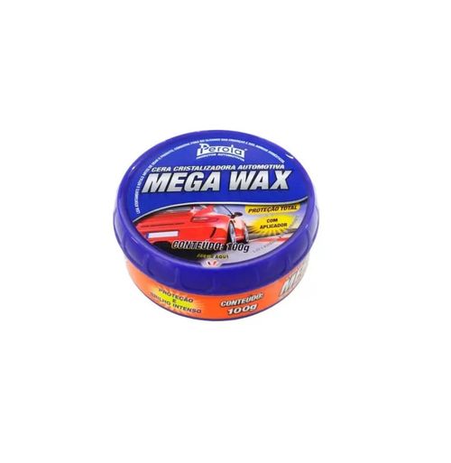 Cera Automotiva Cristalizadora Pasta Mega Wax 250g Pérola 020501