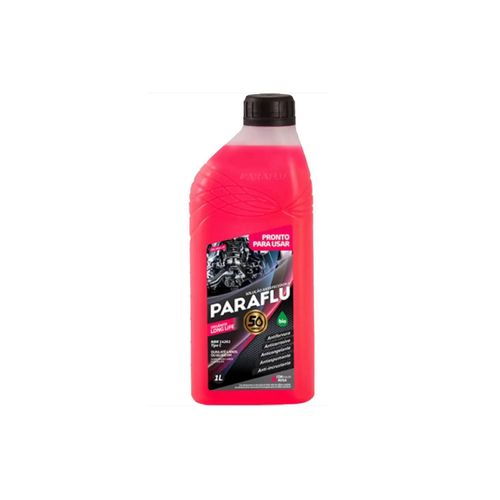 Aditivo Radiador Pronto para Uso Orgânico Long Life Rosa 1L Paraflu 10-3004