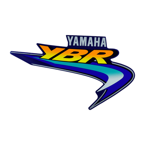 Adesivo Aba do Tanque Direito YBR 125 Violeta Original Yamaha