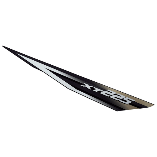 Faixa da Tampa Lateral Direita XT 225 2005 Preto Original Yamaha