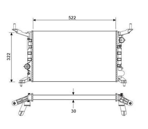 Radiador Celta 2006 A 2013 S Ar
