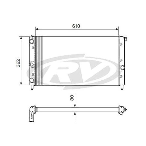 Radiador Fiat Uno 1.0 1.5 1.6 1990 A 2004 Com E Sem Ar