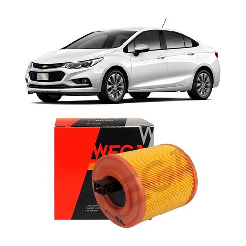 Filtro Ar Motor Cruze 1.4 16V Turbo Automatico 2016