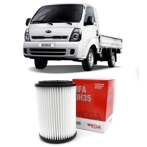 Filtro Ar Motor Kia Bongo K2500 2.5 2016 Em Diante