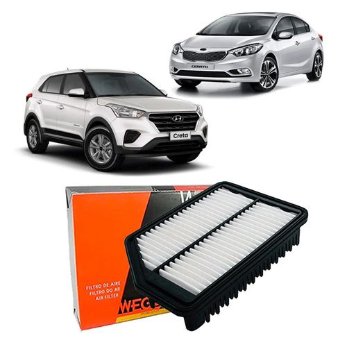 Filtro Ar Motor Kia Cerato 1.6 16V 2013