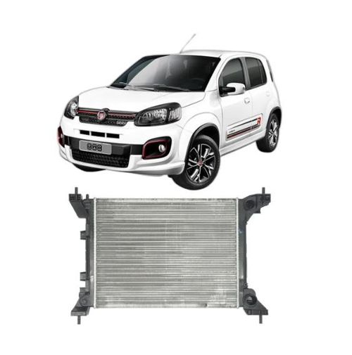 Radiador Fiat Uno 1.0 1.4 2011 A 2016 C Ar Sist. Denso