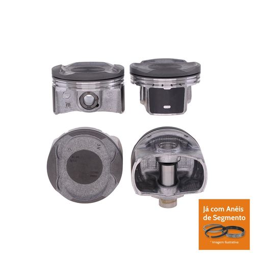 PISTAO COM ANEL - TOYOTA COROLLA 2.0L 16V FLEX APOS 2008 - MAHLE