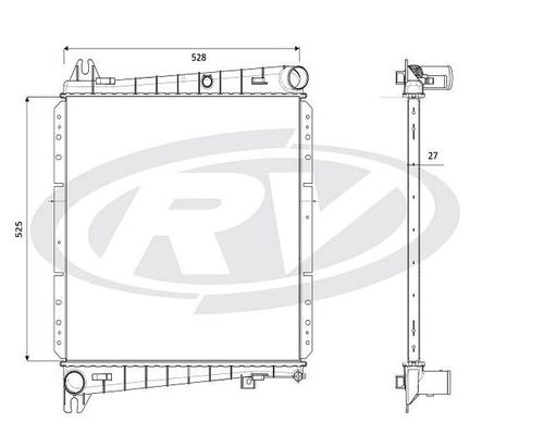 Radiador Ford Ranger 3.0 2005 A 2012
