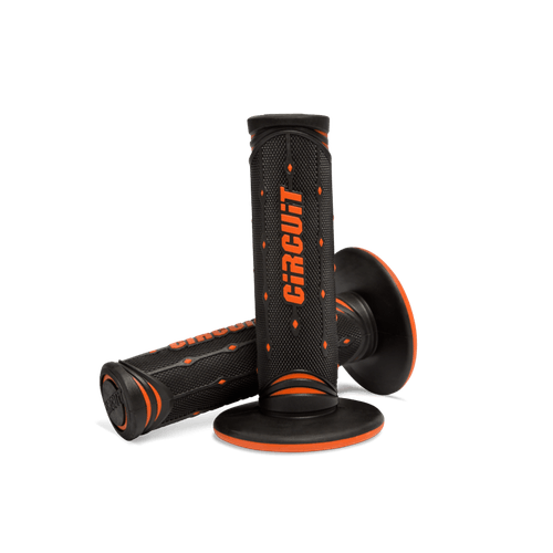 Manopla Jupiter Racing Preto/Laranja - Circuit